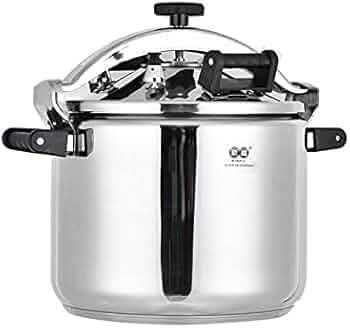 Amazon | 圧力鍋 304ステンレス鋼圧力鍋、圧力調理器、 迅速で簡単